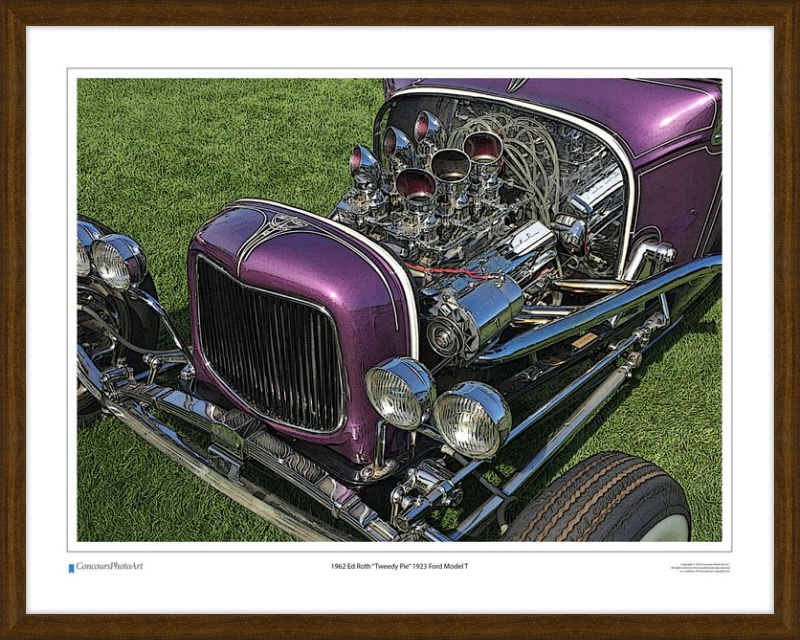1962 Ed Roth "Tweedy Pie" / CPA502C / Stylized Image