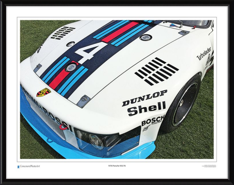 1976 Porsche 935/76 / CPA414C / Stylized Print