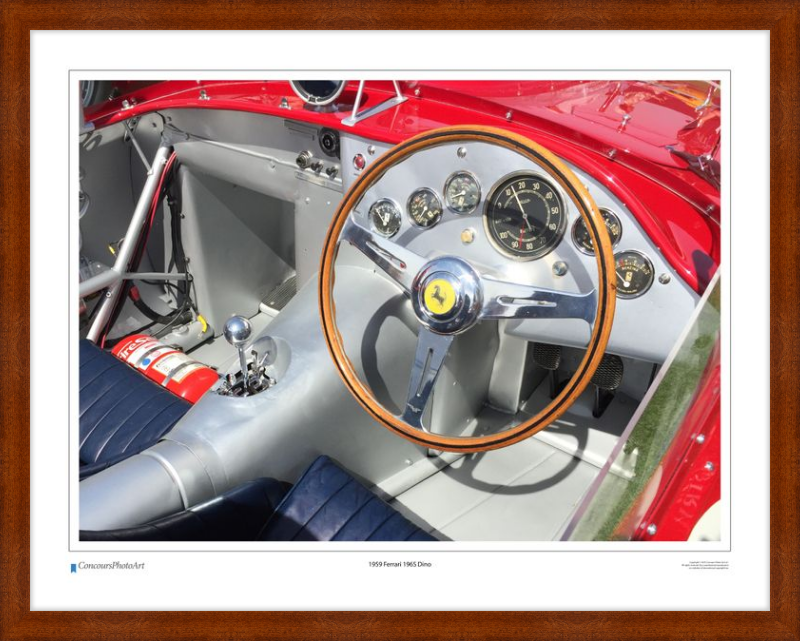 1959 Ferrari 196S Dino / CPA604A / Color Print
