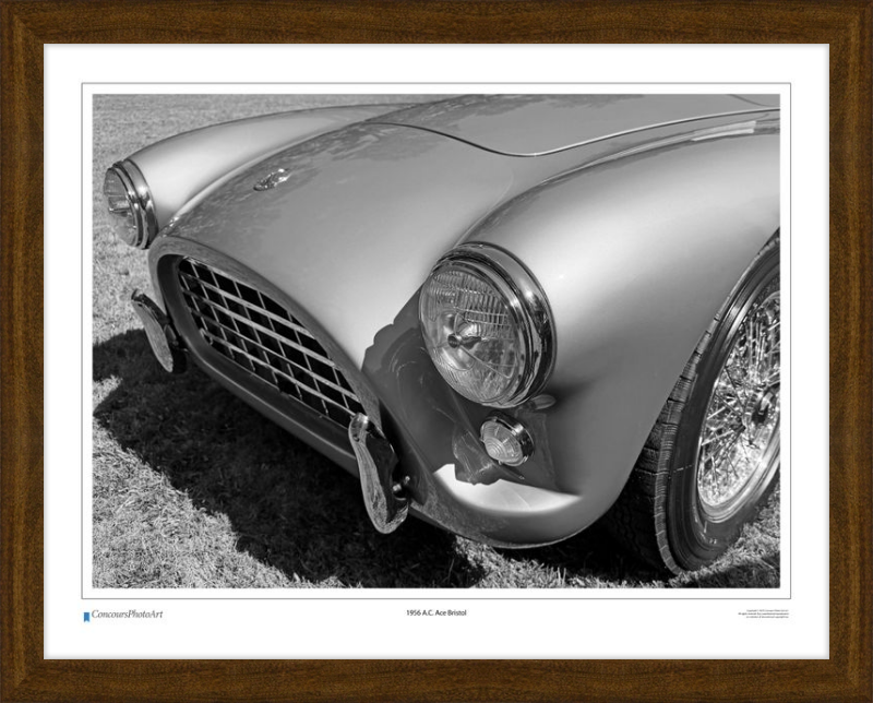 1956 A.C. Ace Bristol / CPA118B / B&W Print