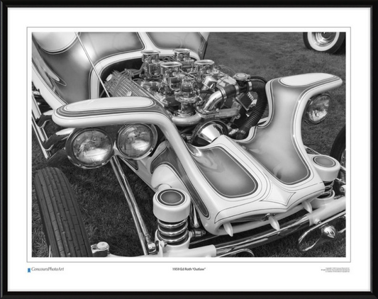 1959 Ed Roth "Outlaw" / CPA503B / Black and White