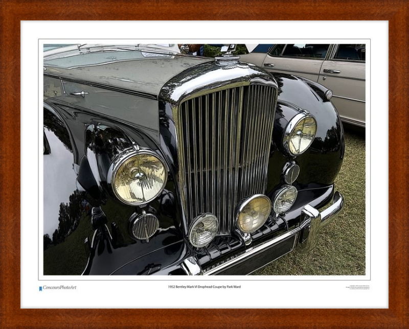 1952 Bentley Mark VI Drophead Coupe by Park Ward / CPA114C / Stylized Print