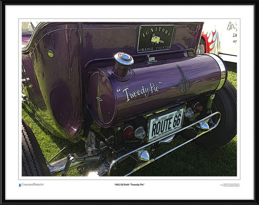 1962 Ed Roth "Tweedy Pie" / CPA512C / Stylized Image