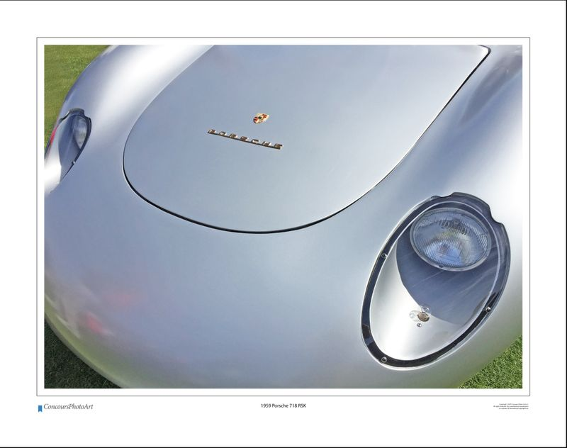 1959 Porsche 718 RSK / CPA212A / Color Print