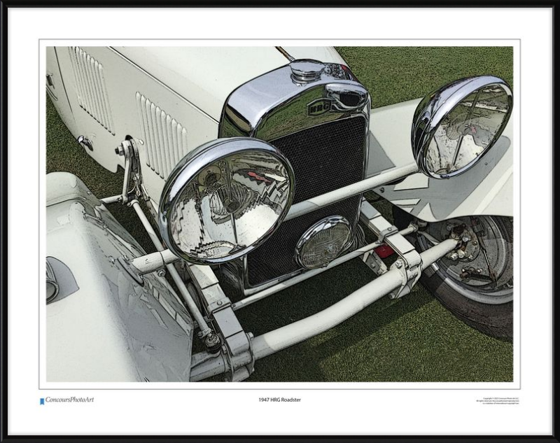 1947 HRG Roadster / CPA102C / Stylized Image
