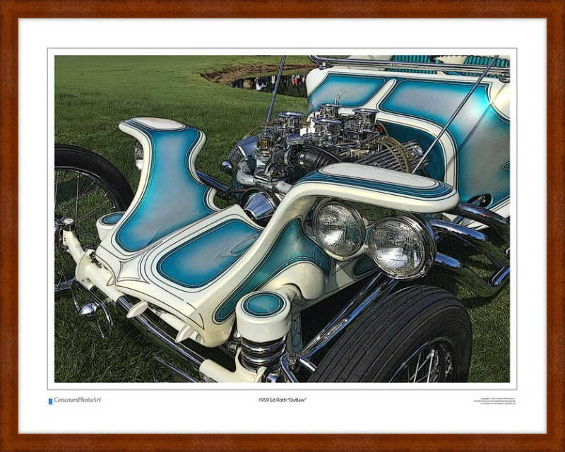 1959 Ed Roth "Outlaw" / CPA509C / Stylized Image