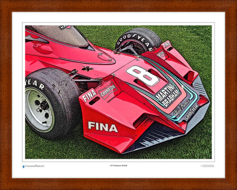 1977 Brabham BT45B / CPA412C / Stylized Print