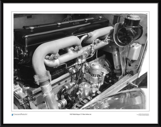 1927 Rolls-Royce 7.7-liter Inline-six / CPA702B / Black and White