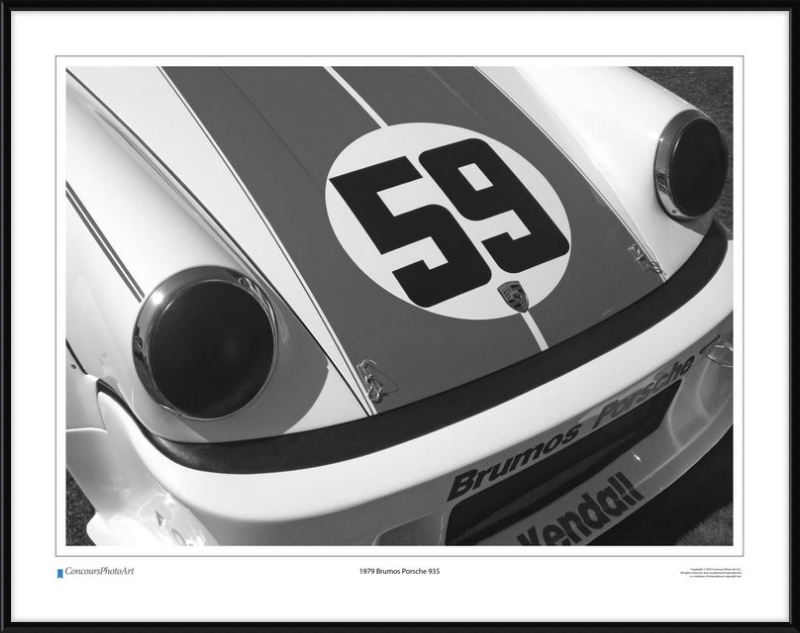 1979 Brumos Porsche 935 / CPA401B / Black and White
