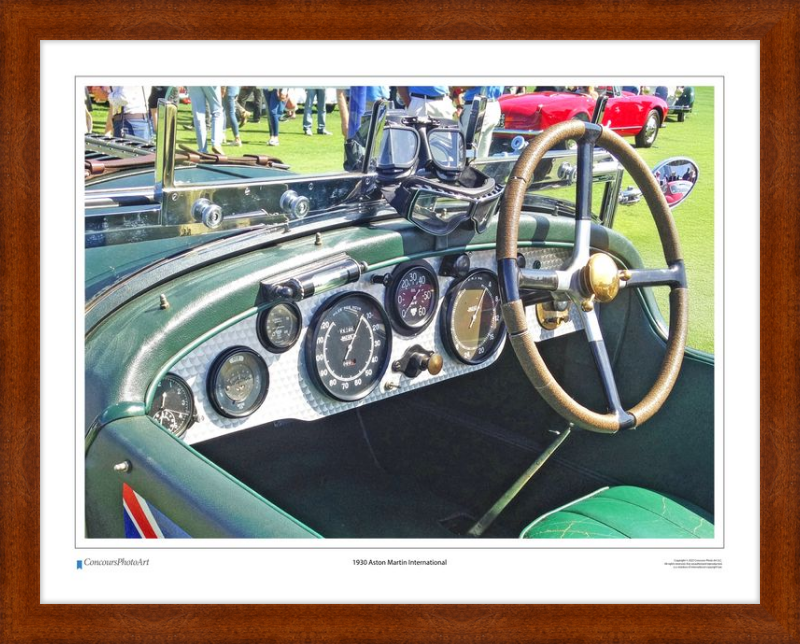 1930 Aston Martin International / CPA602A / Color Print