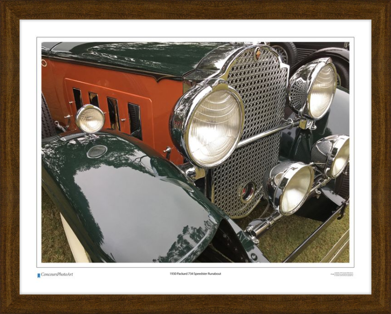 1930 Packard 734 Speedster Runabout / CPA318A / Color Print