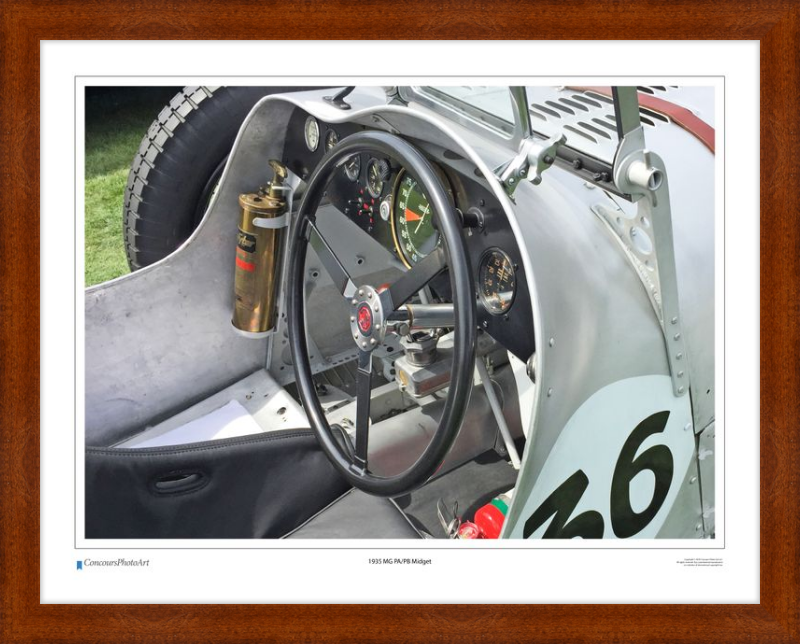 1935 MG PA/PB Midget / CPA607A / Color Print