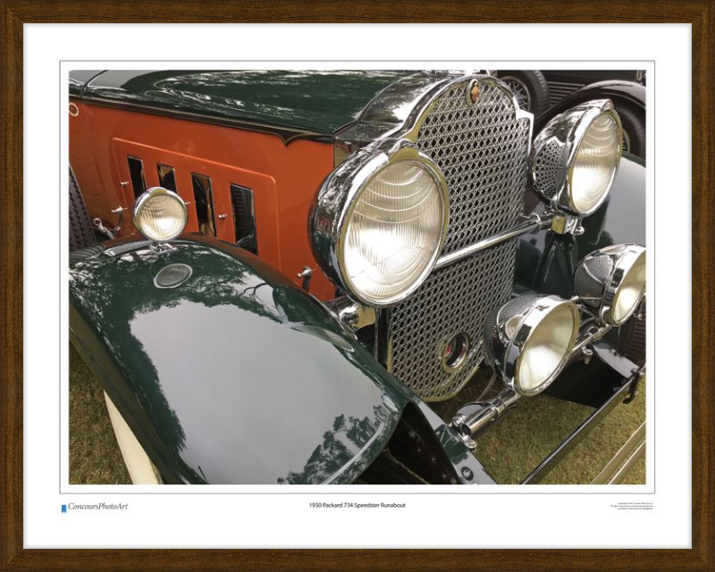 1930 Packard 734 Speedster Runabout / CPA318A / Color Print