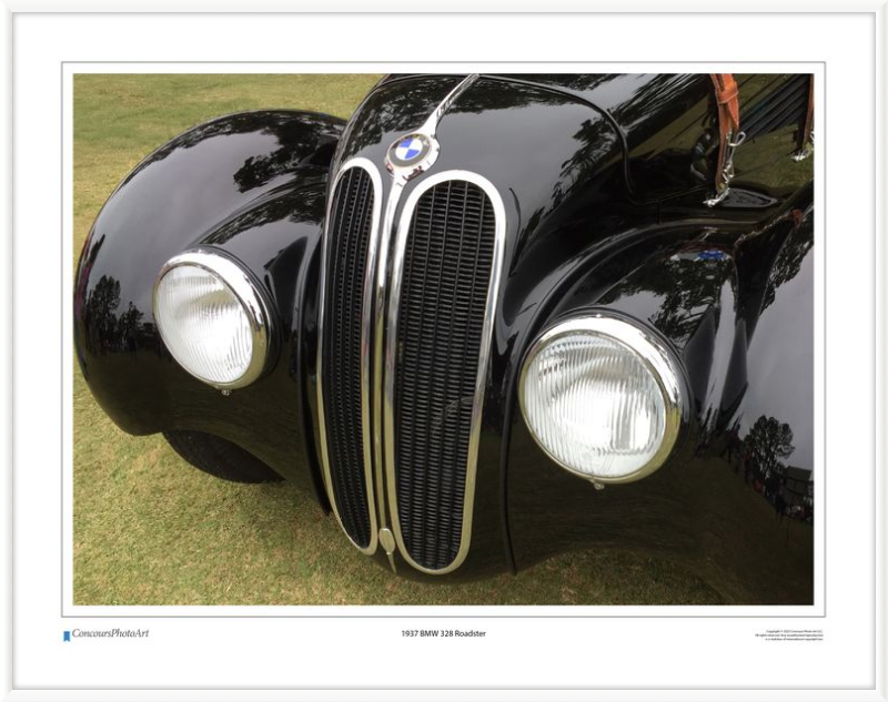 1937 BMW 328 Roadster / CPA206A / Color Image
