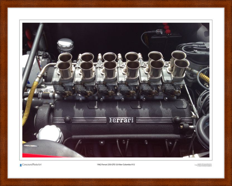 1962 Ferrari 250 GTO 3.0-liter Colombo V12 / CPA705A / Color Image
