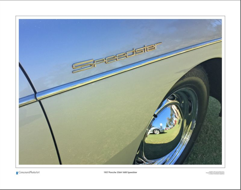 1957 Porsche 356A 1600 Speedster / CPA210A / Color Image