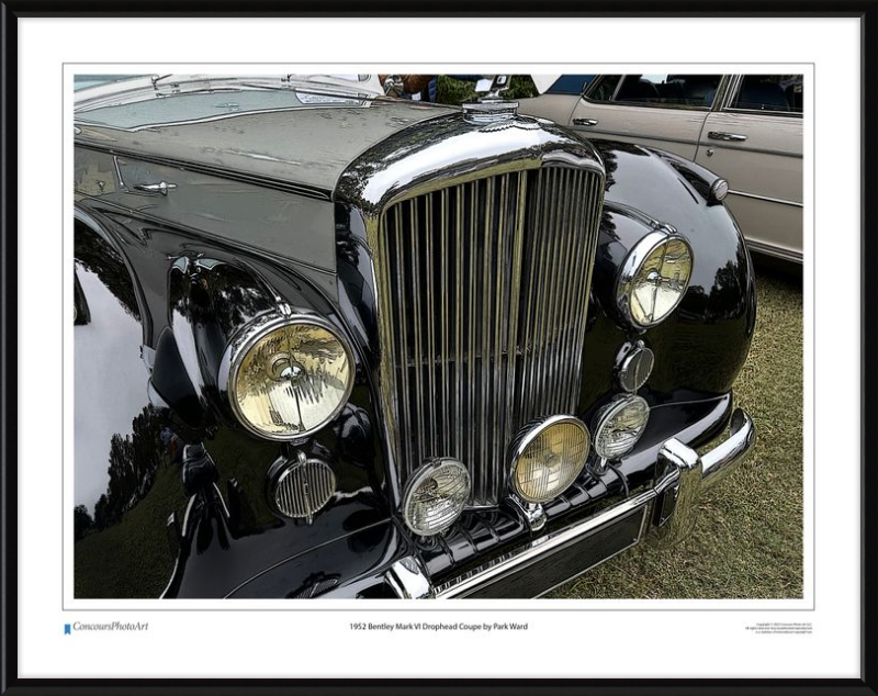 1952 Bentley Mark VI Drophead Coupe by Park Ward / CPA114C / Stylized Image