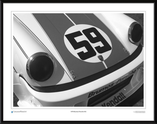 1979 Brumos Porsche 935 / CPA401B / Black and White