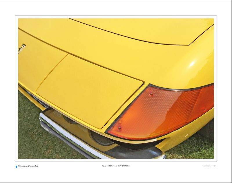 1972 Ferrari 365 GTB/4 “Daytona” / CPA205A / Color Print