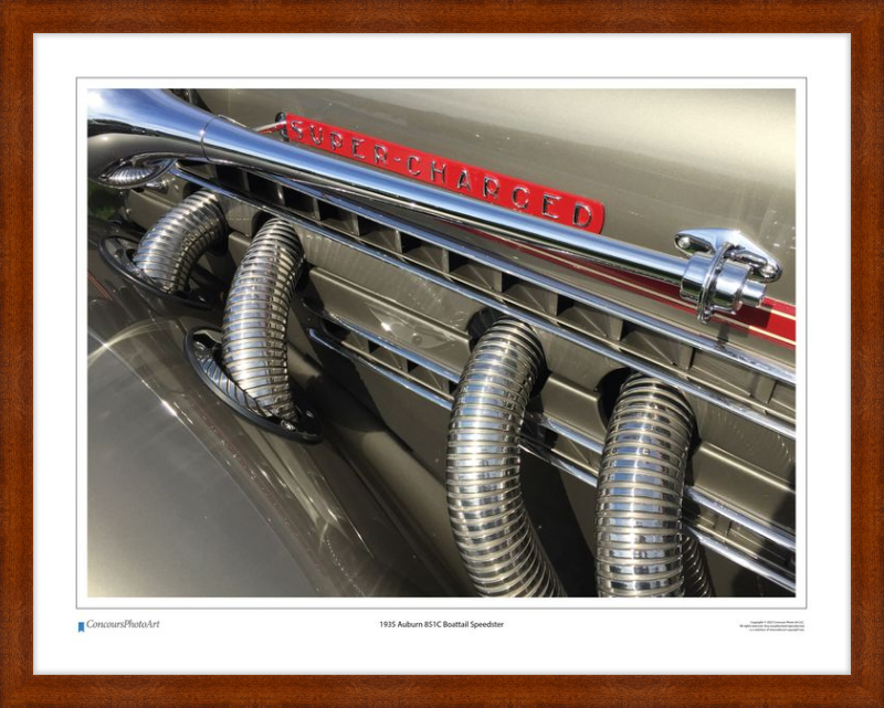 1935 Auburn 851C Boattail Speedster / CPA310A / Color Image