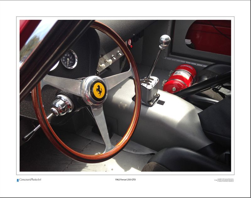 1962 Ferrari 250 GTO / CPA601A / Color Image