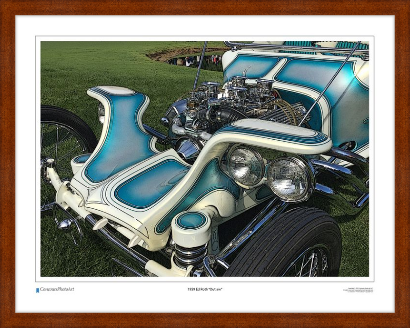 1959 Ed Roth "Outlaw" / CPA509C / Stylized Image