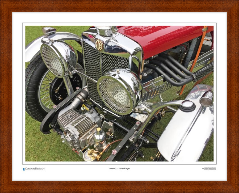 1933 MG J2 Supercharged / CPA101A / Color Print