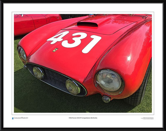 1956 Ferrari 250 GT Competizione Berlinetta / CPA4208C / Stylized Image