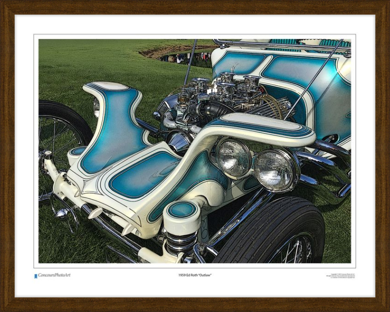 1959 Ed Roth "Outlaw" / CPA509C / Stylized Image