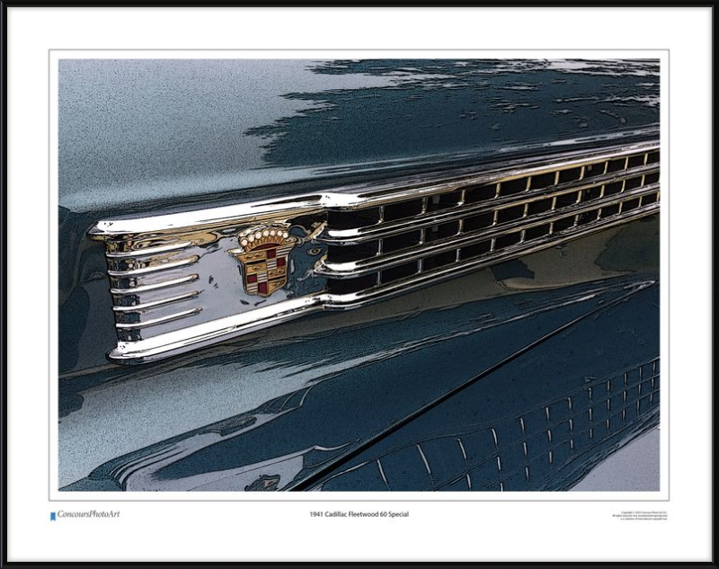 1941 Cadillac Fleetwood 60 Special / CPA305C / Stylized Image