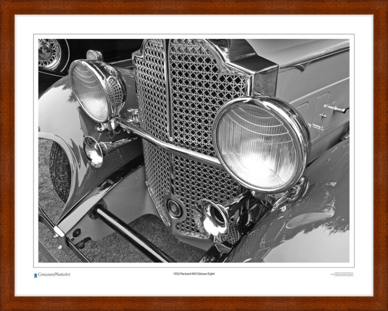 1932 Packard 903 Deluxe Eight / CPA312B / B&W Print