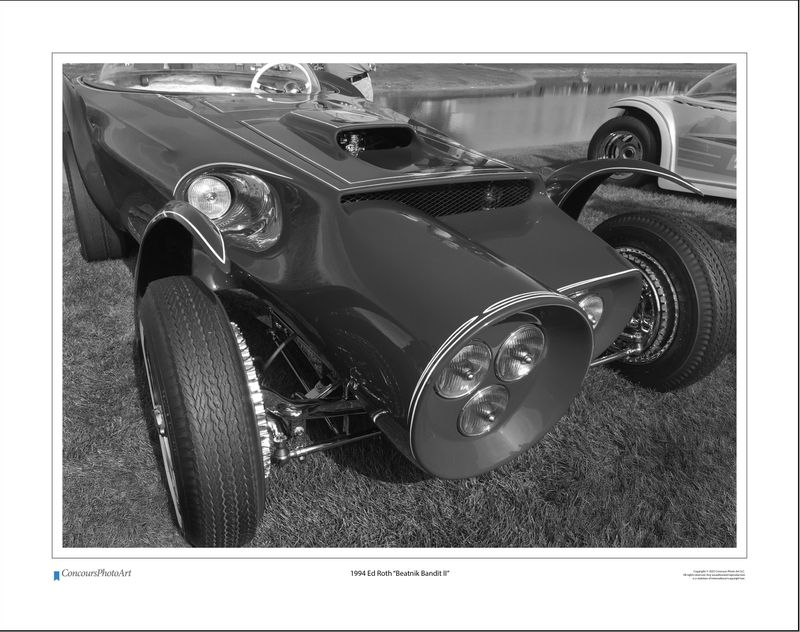 1964 Ed Roth "Orbitron" / CPA508B / Black and White