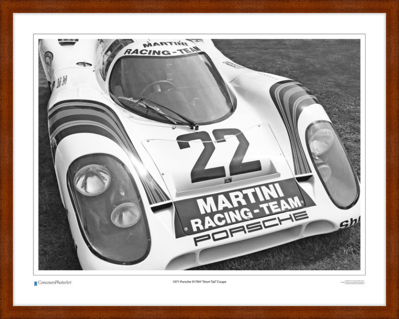 1971 Porsche 917KH "Short Tail" Coupe / CPA409B / B&W Print