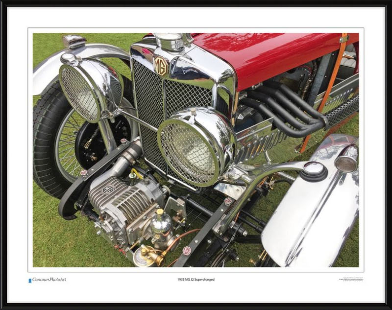 1933 MG J2 Supercharged / CPA101A / Color Print