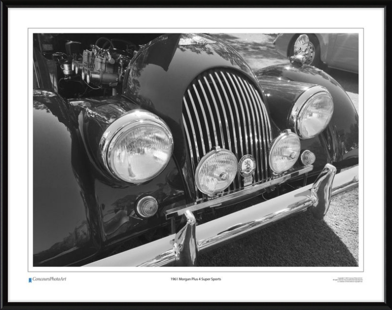 1961 Morgan Plus 4 / CPA108B / Black and White