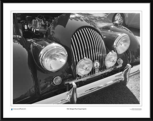 1961 Morgan Plus 4 / CPA108B / Black and White