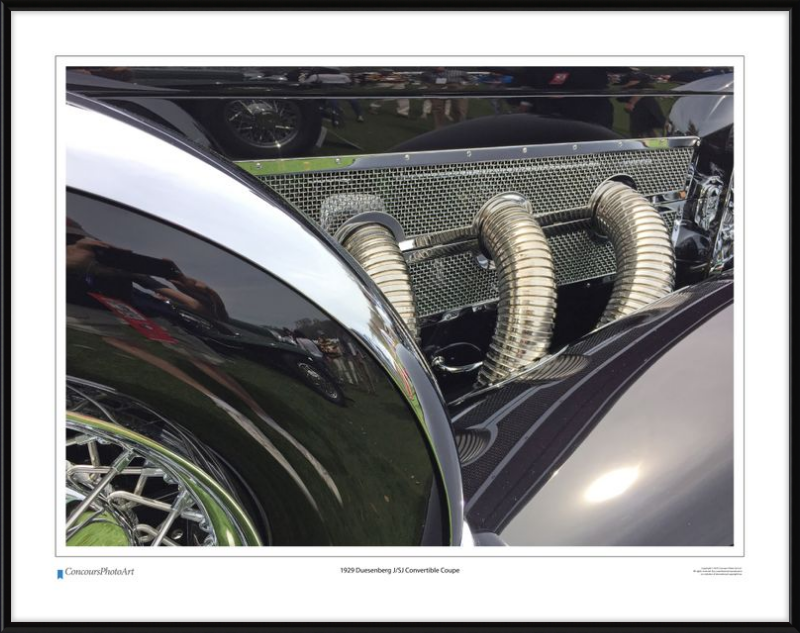 1929 Duesenberg J/SJ Convertible Coupe / CPA314A / Color Print