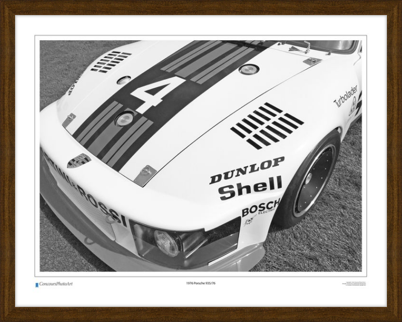 1976 Porsche 935/76 / CPA414B / B&W Print