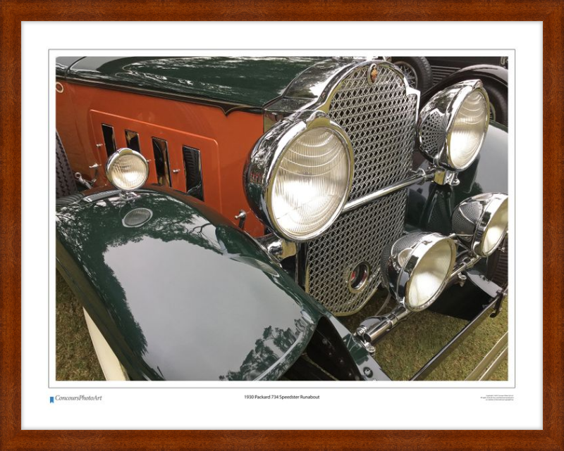 1930 Packard 734 Speedster Runabout / CPA318A / Color Print