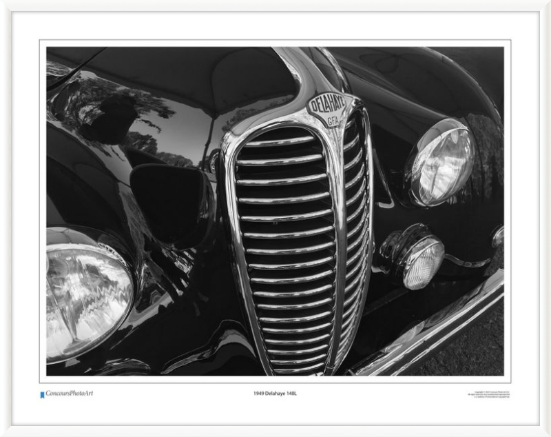 1949 Delahaye 148L / CPA207B / Black and White