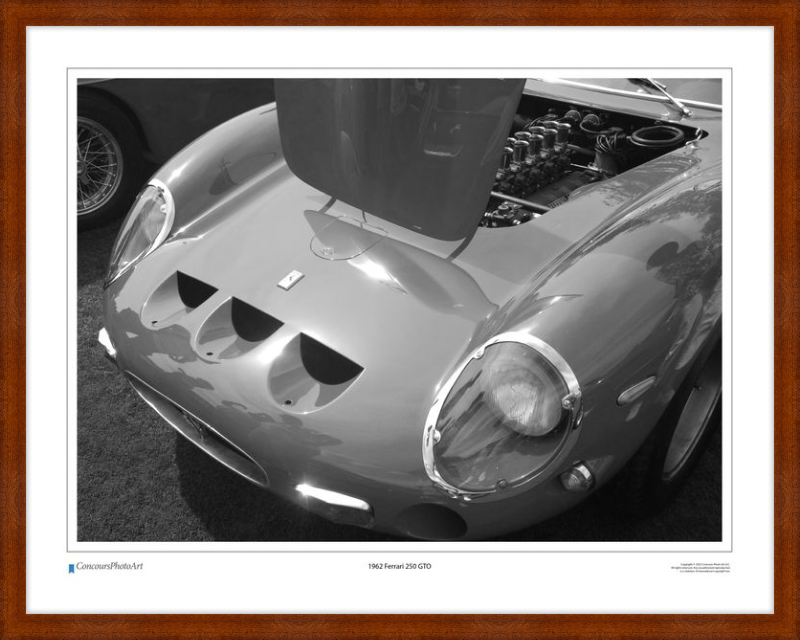 1962 Ferrari 250 GTO / CPA202B / Black and White
