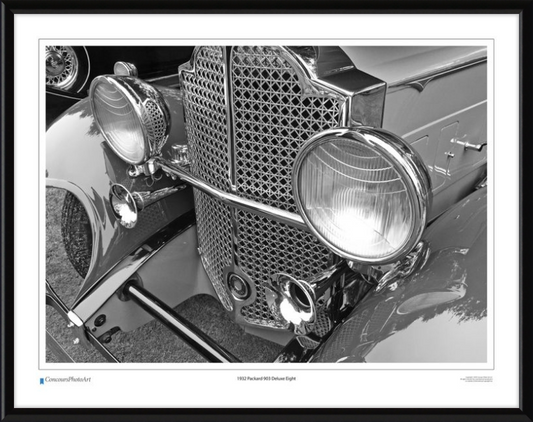 1932 Packard 903 Deluxe Eight / CPA312B / B&W Print