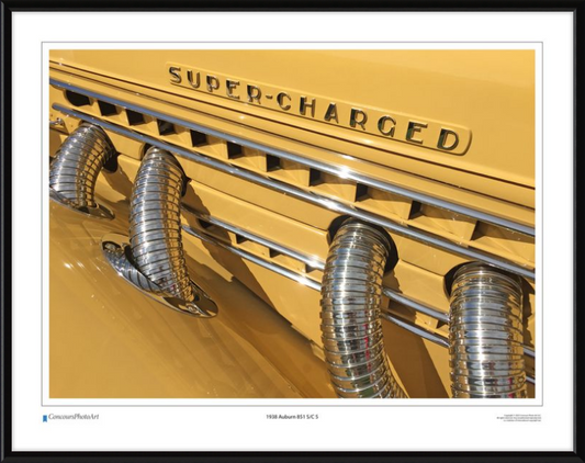 1938 Auburn 851 S/C 5 / CPA306A / Color Image