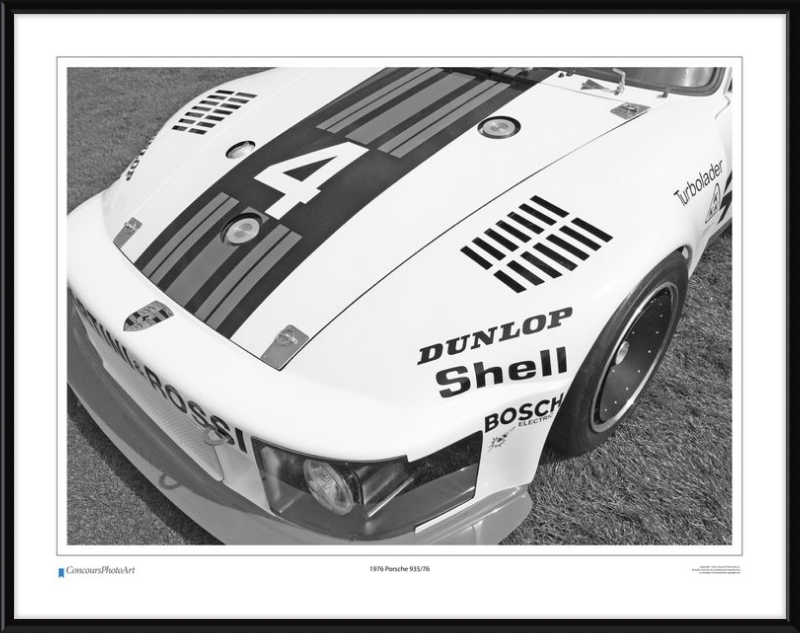 1976 Porsche 935/76 / CPA414B / B&W Print