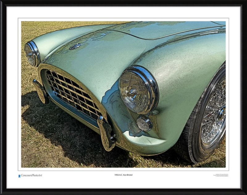 1956 A.C. Ace Bristol / CPA118C / Stylized Print