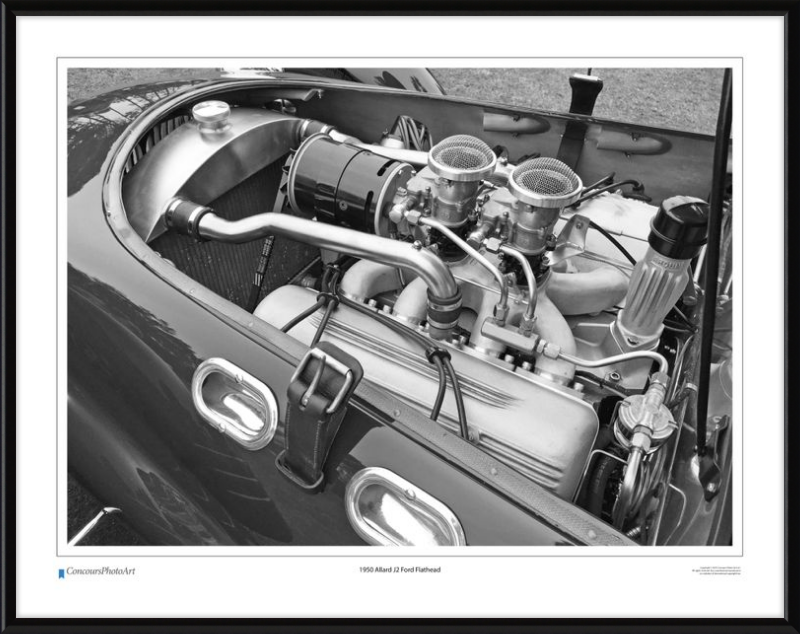 1950 Allard J2 Ford Flathead / CPA701B / Black and White