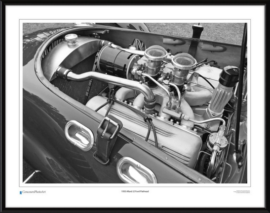 1950 Allard J2 Ford Flathead / CPA701B / Black and White