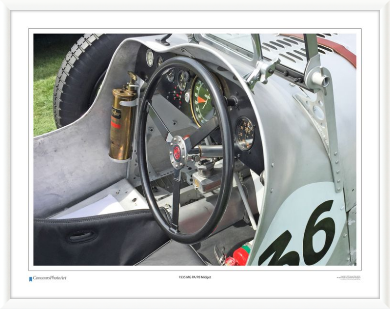 1935 MG PA/PB Midget / CPA607A / Color Print