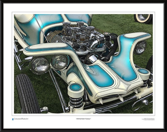 1959 Ed Roth "Outlaw" / CPA503C / Stylized Image