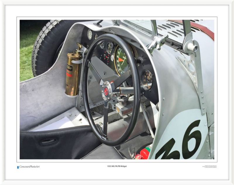 1935 MG PA/PB Midget / CPA607A / Color Print